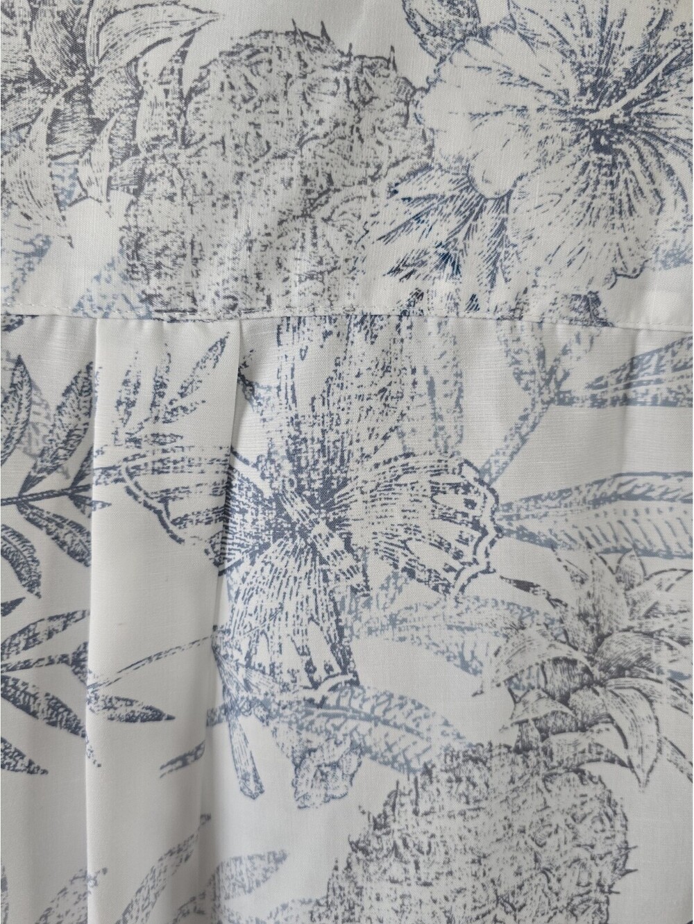 Jogal Men's Short Sleeve Hawaiian Pineapple Palm Print Shirt Size Large New - Picture 6 of 7